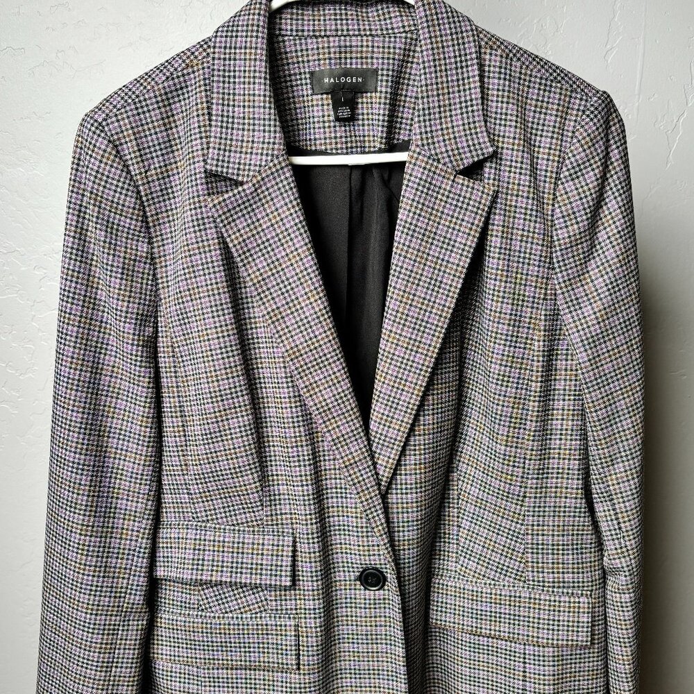 Halogen Plaid Blazer